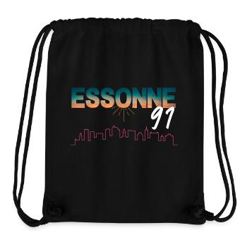 Essonne 91 - Stanley/Stella recycelter Gym Bag - Schwarz - Vorne