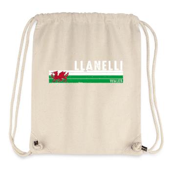 Llanelli: A Welsh Gem in Carmarthenshire - Stanley/Stella Recycled Gym Bag - natural - Front