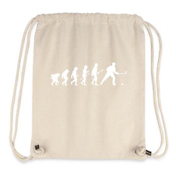 Eishockeyspieler Evolution Eishockey - Stanley/Stella recycelter Gym Bag - Naturweiß - Vorne