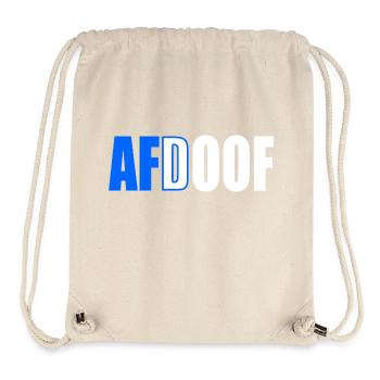 Afd doof afdoof - Stanley/Stella recycelter Gym Bag - Naturweiß - Vorne