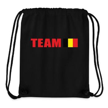 Support-Team Belgien - Stanley/Stella recycelter Gym Bag - Schwarz - Vorne