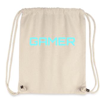 Gamer Blue - Stanley/Stella Recycled Gym Bag - natural - Front