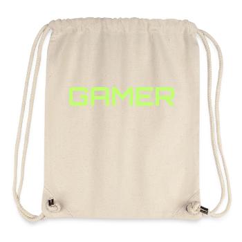 Gamer Green - Stanley/Stella Recycled Gym Bag - natural - Front