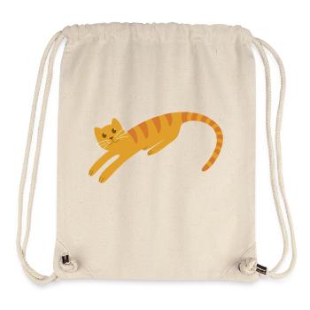 Abstract Cat N°1 - Stanley/Stella Recycled Gym Bag - natural - Front
