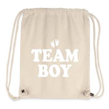 Team boy - Stanley/Stella recycelter Gym Bag - Naturweiß - Vorne