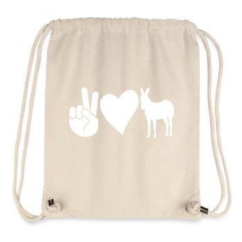 Esel - Stanley/Stella recycelter Gym Bag - Naturweiß - Vorne