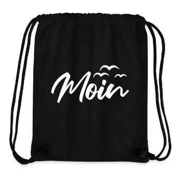 Moin Möwen - Stanley/Stella recycelter Gym Bag - Schwarz - Vorne