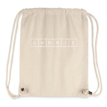 Cherrie Name Vorname Chemie Periodensystem Element - Stanley/Stella recycelter Gym Bag - Naturweiß - Vorne