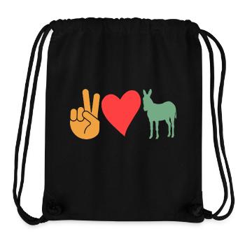 Esel - Stanley/Stella recycelter Gym Bag - Schwarz - Vorne