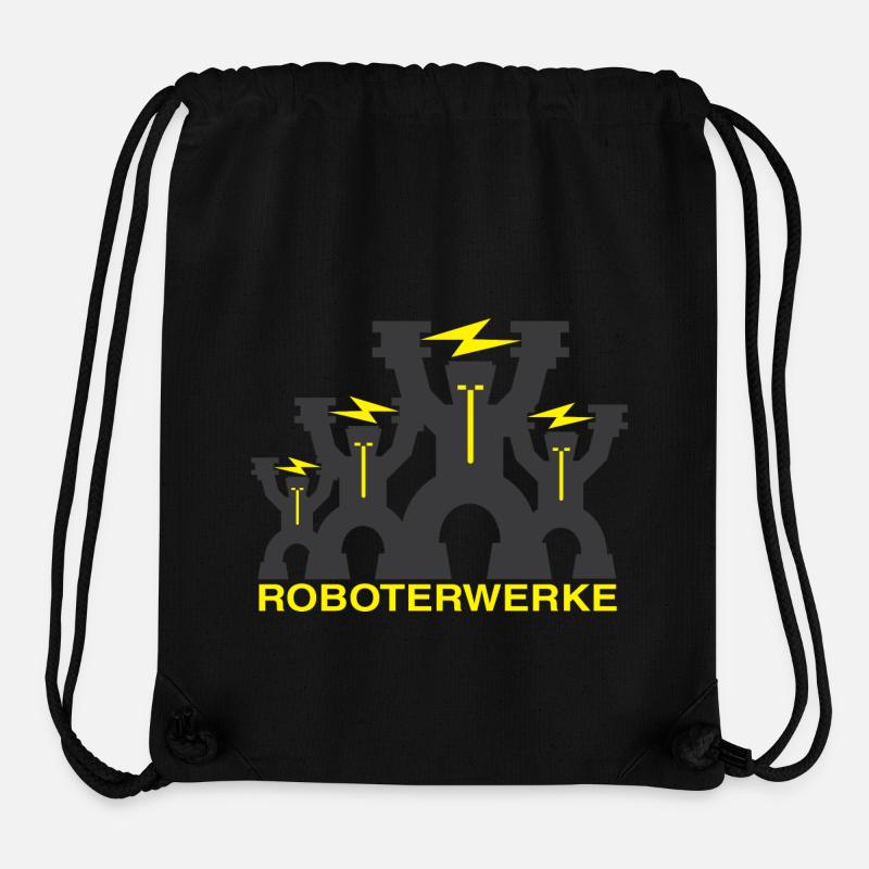 ROBOTERWERKE 2.0 2024 - Stanley/Stella recycelter Gym Bag - Schwarz