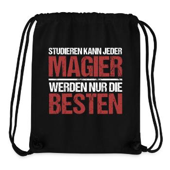 Anyone can study; Gamers are the best - Stanley/Stella Recycled Gym Bag - black - Front