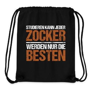 Anyone can study - Magician Edition - Stanley/Stella Recycled Gym Bag - black - Front