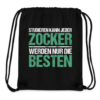 Anyone can study - Magician Edition - Stanley/Stella Recycled Gym Bag - black - Front