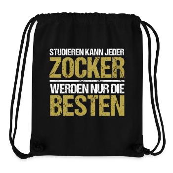 Anyone can study - Magician Edition - Stanley/Stella Recycled Gym Bag - black - Front