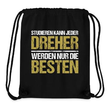 Studieren kann jeder - Dreher Edition - Stanley/Stella recycelter Gym Bag - Schwarz - Vorne