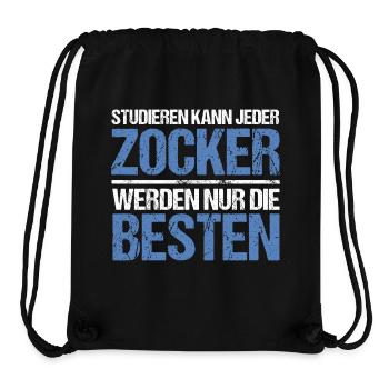 Anyone can study - Magician Edition - Stanley/Stella Recycled Gym Bag - black - Front