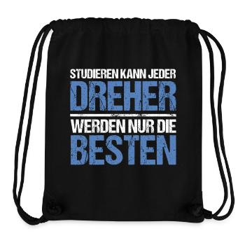Studieren kann jeder - Dreher Edition - Stanley/Stella recycelter Gym Bag - Schwarz - Vorne