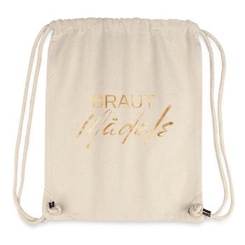 Braut Mädels! - Stanley/Stella recycelter Gym Bag - Naturweiß - Vorne