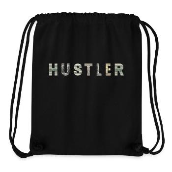 Hustler Money Texture Inspiration - Stanley/Stella Recycled Gym Bag - black - Front