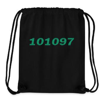 101097 - October 10, 1997 - 10.10.1997 - 10.10.97 - Stanley/Stella Recycled Gym Bag - black - Front