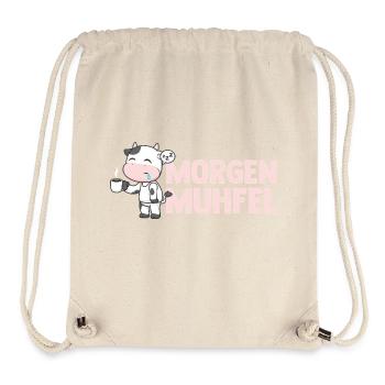 cow farmer farmer morning mill - Stanley/Stella Recycled Gym Bag - natural - Front