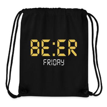 BEER Friday - Stanley/Stella Recycled Gym Bag - black - Front