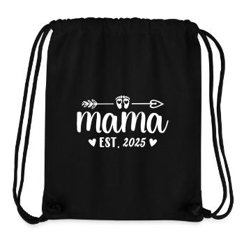 Geschenkidee für Muttertag Mama 2025 - Stanley/Stella recycelter Gym Bag - Schwarz - Vorne