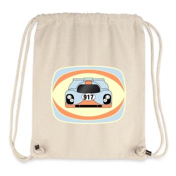 917 Retro Sportscar - Stanley/Stella Recycled Gym Bag - natural - Front