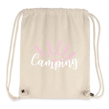 Camping Queen Krone - Stanley/Stella Recycled Gym Bag - natural - Front