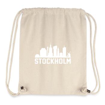 Horizon de Stockholm - Sac à cordon recyclé Stanley/Stella - blanc naturel - Devant