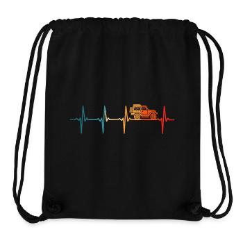 Off-Road Vehicle 4wd 4x4 Heartbeat AWD Offroad - Stanley/Stella Recycled Gym Bag - black - Front