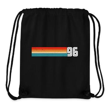 Retro 1996 t-shirt 96 vintage 1996 - Stanley/Stella Recycled Gym Bag - black - Front