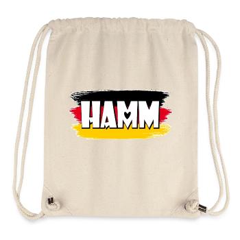 Flag of Hamm Germany - Stanley/Stella Recycled Gym Bag - natural - Front