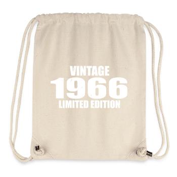 Vintage 1966 Birthday 1966 - Retro 1966 - Stanley/Stella Recycled Gym Bag - natural - Front