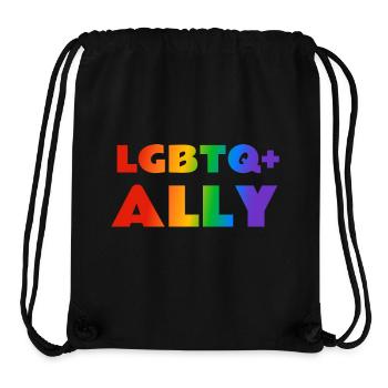 LGBTQ Ally - Stanley/Stella Recycled Gym Bag - black - Front