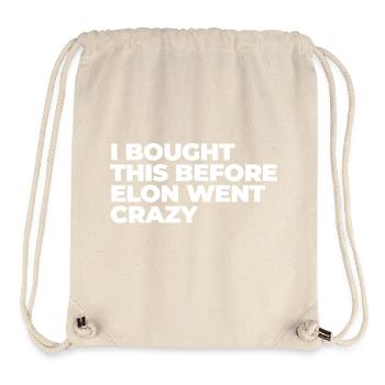 I bought this before Elon went crazy - Stanley/Stella recycelter Gym Bag - Naturweiß - Vorne