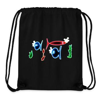 Berlin Friedrichshain Neon Sign - Stanley/Stella Recycled Gym Bag - black - Front