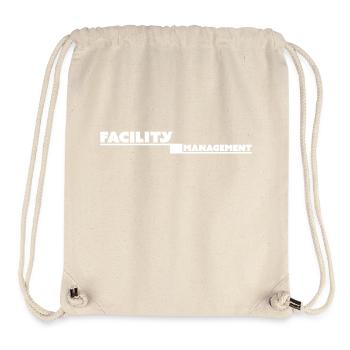 facility management tshirt black - Stanley/Stella Recycled Gym Bag - natural - Front