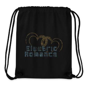 Pixel Hearts: Electric Romance - Stanley/Stella Recycled Gym Bag - black - Front