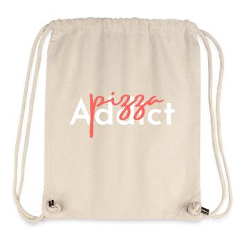 Pizza-süchtig - Stanley/Stella recycelter Gym Bag - Naturweiß - Vorne