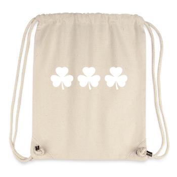 Irland st patricks day kleeblatt - Stanley/Stella recycelter Gym Bag - Naturweiß - Vorne