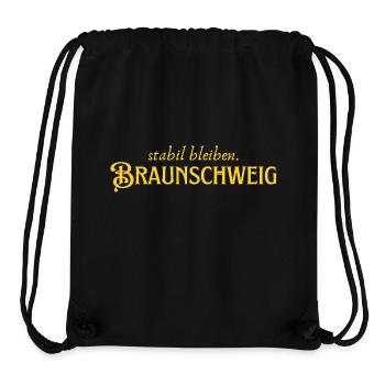 Stabil bleiben Braunschweig - Stanley/Stella recycelter Gym Bag - Schwarz - Vorne