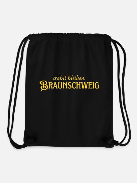 Stabil bleiben Braunschweig - Stanley/Stella recycelter Gym Bag - Schwarz