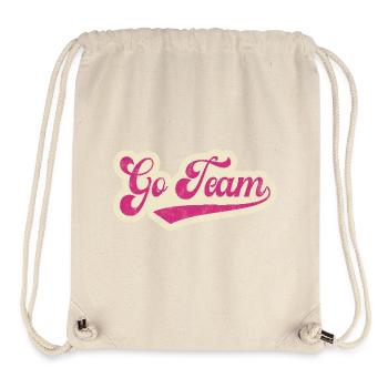Go Team - Stanley/Stella Recycled Gym Bag - natural - Front