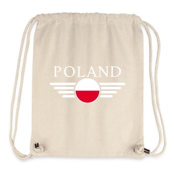 T-shirt Pologne : Histoire, Culture, Cordialité - Sac à cordon recyclé Stanley/Stella - blanc naturel - Devant