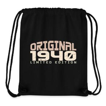 Vintage 1940's Limited Edition 1940's Birthday - Stanley/Stella Recycled Gym Bag - black - Front