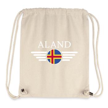 Ich liebe Åland, Eleganz Stil Design T-Shirt - Stanley/Stella recycelter Gym Bag - Naturweiß - Vorne