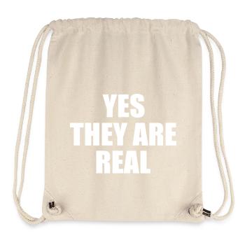 yes they are real - Sac à cordon recyclé Stanley/Stella - blanc naturel - Devant