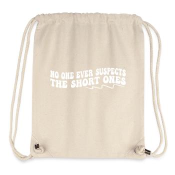 No One Ever Suspects The Short Ones - Stanley/Stella Recycled Gym Bag - natural - Front