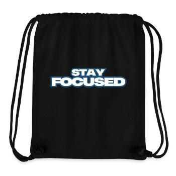 Stay Focused - Stanley/Stella Recycled Gym Bag - black - Front